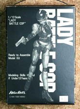 Argonauts Lady Battle Cop 1/12 Scale Resin Garage Kit Sci-Fi Model Japan 1990s