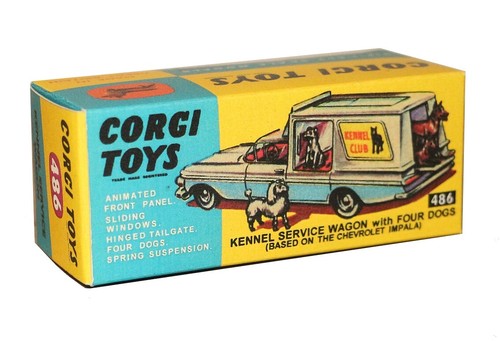 Corgi toys boîte box repro