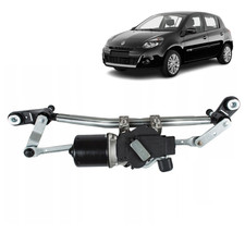 Mécanisme (Tringlerie) + Moteur d'essuie glace compatible Clio 3 - 7701061590