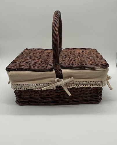 Panier pique nique ancien - pique,