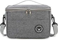 Sac isotherme 5,5L Lunch bag spliable de pique-nique, Bureau, Ecole,Repas Gris