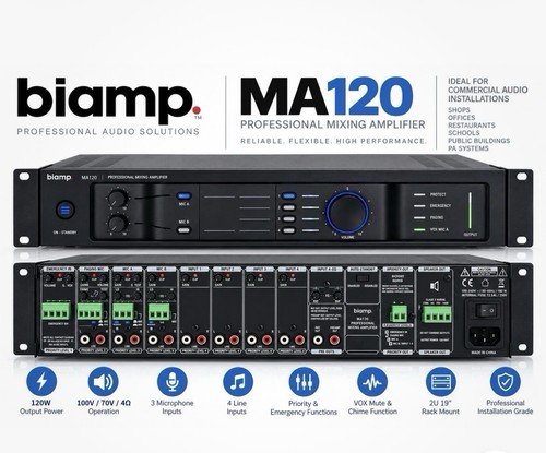 Biamp ma120 amplificateur - biamp,