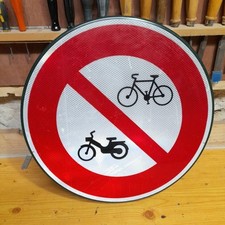 Panneau Signalisation Moto Vélo Plaque