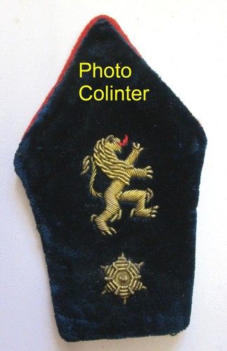 Armée belge insigne col - belge,