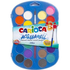 Lot de 24 aquarelles de