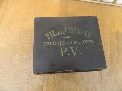 Boite bois noire - bois,
