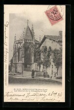 CPA Menigoute, Le Chevet de la