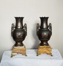 Vases, garniture de cheminée