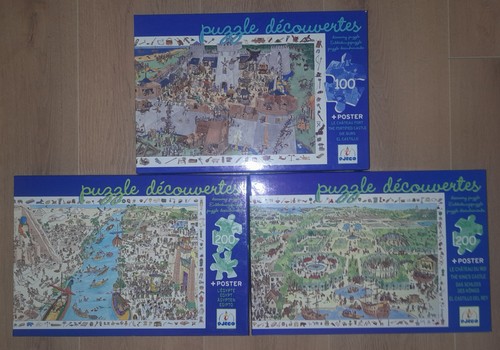 Lot puzzles djeco - de, 3