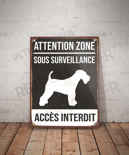Plaque métal vintage - , accès
