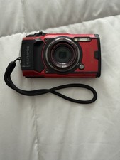 Olympus Tough TG-6 12MP 4K Digital Waterproof Camera - Red W/USB Charging Cord