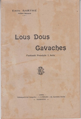 Emile barthe lous - barthe,, dous