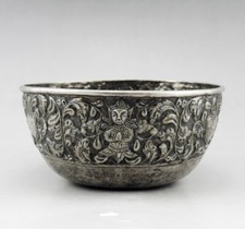 ancien bol chinois en argent
