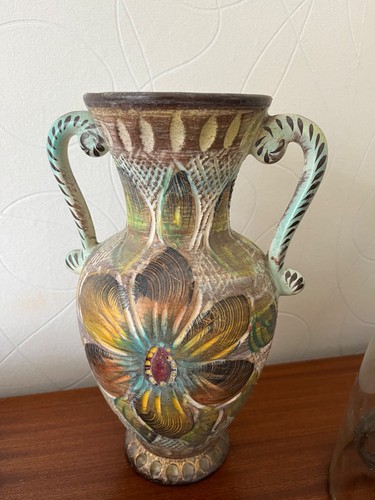 Vase ceramique signé becquet - vase,