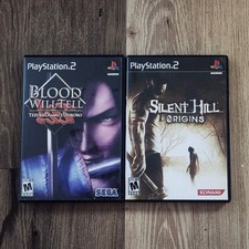 Playstation PS2 Blood Will Tell & Silent Hill Origins RARE LOT