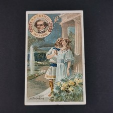 Carte chromo publicitaire -