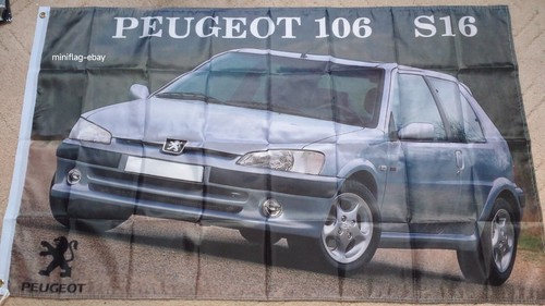 Drapeau flag bannière peugeot - drapeau,