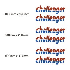 Set Autocollants Challenger
