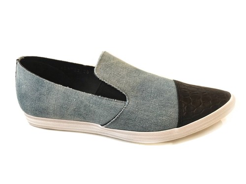 Croc toe denim all - croc, denim,