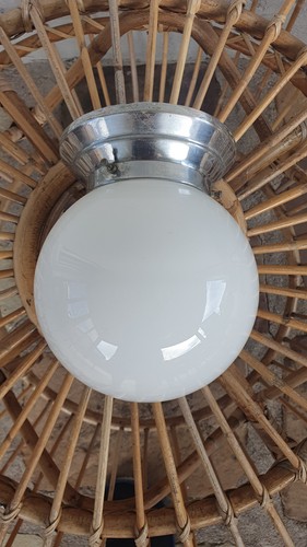 Globe abat jour opaline - abat-jour, en