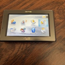 Mio DigiWalker C720 Black Portable 4.3" Touchscreen Display GPS Navigator