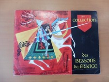 OLD ALBUM ADVERTISING IMAGE COLLECTION LES BLASONS DE FRANCE!! RARE!!