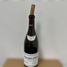 Bouteille vide de vin rouge
