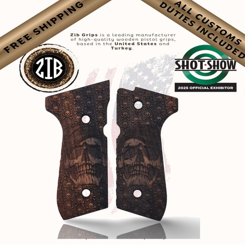 Zib grips walnut series - zib, pistol