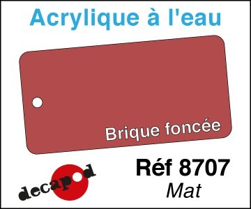 Acryl eau mat brique - acryl,
