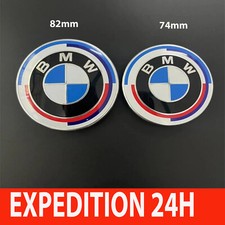 2x BMW Insigne logo capot 82mm