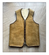 Shearling leather bomber