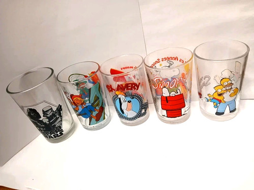Lot verre moutarde - de, à