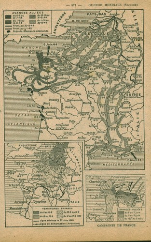 Document ancien carte guerre
