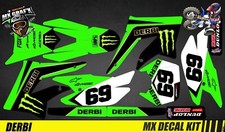 Kit Déco Moto pour / Mx Decal Kit for Derbi 50 - Kx Style