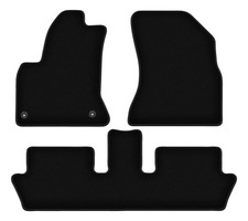 Tapis de sol en velours noir