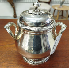 Sucrier CHRISTOFLE GALLIA Metal Argente Art Table Argent Argenterie 18VitB 16/09