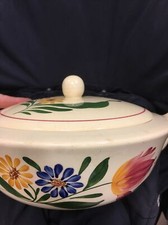 Petit legumier, decor Sélestat Schlettstadt, Sarreguemines Villeroy & Boch