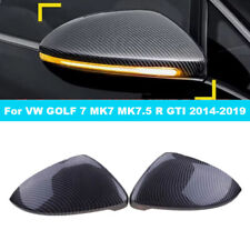 For VW GOLF 7 MK7 MK7.5 R GTI 2014-2019 Rearview Side Mirror Cover Wing Cap Trim