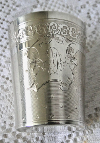 Timbale argent massif poinçon - argent,