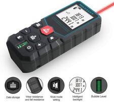 Mileseey Digital Laser Distance Meter Measurer Area Volume Pythagoras 393FT/120M