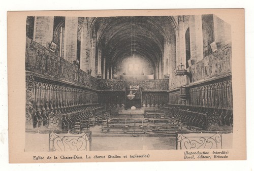 Cpa brioude église - cpa, de