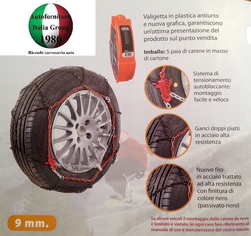 Set chaînes neige pour - neige,