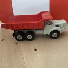 BERLIET TRACTOR TBO 15 DUMP TP red and grey - NOREV PLASTIC 1/43 WITHOUT BOX