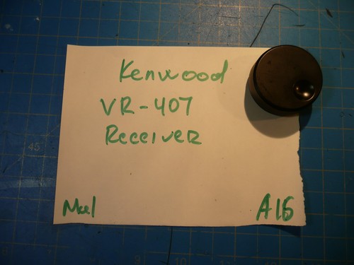 Kenwood 407 receiver - kenwood, vr-407
