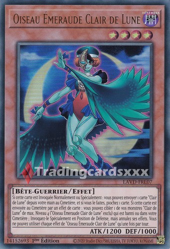 Oiseau émeraude - yu-gi-oh!,