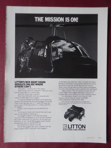 1983 pub litton lunette - litton,