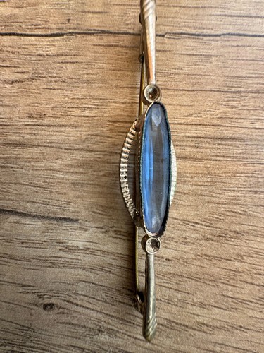 Broche ancienne avec pierre - broche,
