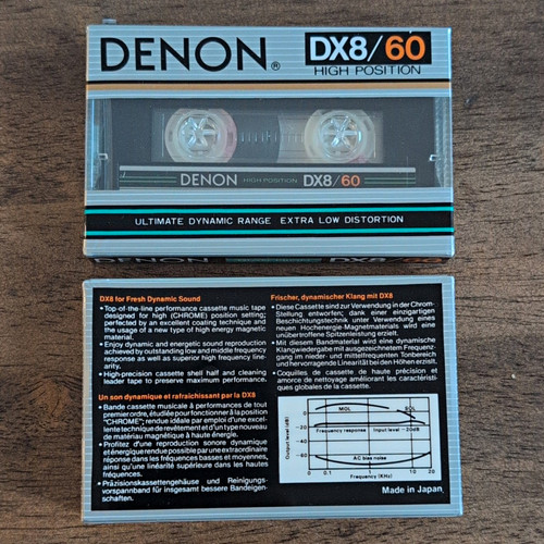Vintage denon dx8 high - dx8/60,