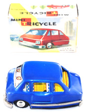 Rare voiture à bulles tricycle à friction en fer-blanc vintage des années 60 ...