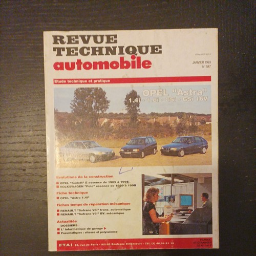 Revue technique opel astra - technique,